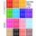 Multicolor Social Media Trackers & Sidebars | Free Printable Planner Stickers